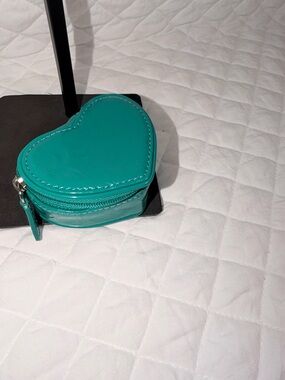 Vintage Coach Heart Jewelry - Coin Pouch with Mirror